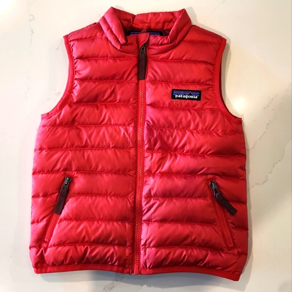 Patagonia Kids Red Puffer Vest